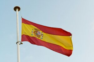 Spanish flag (Online Spanish lessons).